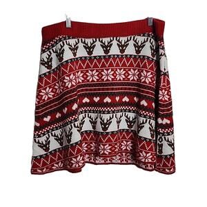 Born Famous Juniors 2X Skater Sweater Skirt, NWT